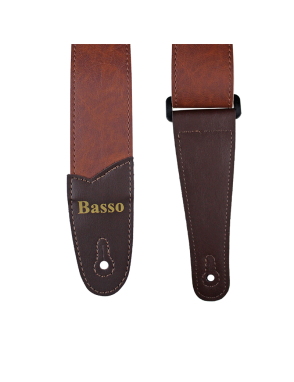 Basso® Wood Line Terracota Correa Guitarra 5cm Largo: 145cm