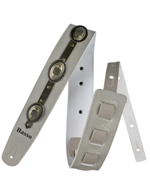 Basso® Country Beige Correa Guitarra/Bajo 6cm Largo: 145cm