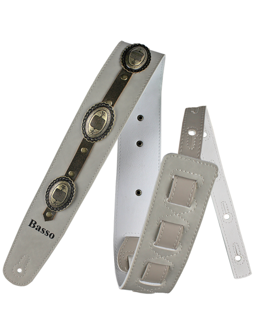 Basso® Country Beige Correa Guitarra/Bajo 6cm Largo: 145cm