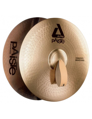 Paiste® Alpha Platillos Banda 16" Concert/Marching Set: Par con Correas