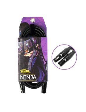 Santo Angelo® NINJA LW 4.57mt Cable Micrófono XLR a XLR OFHC