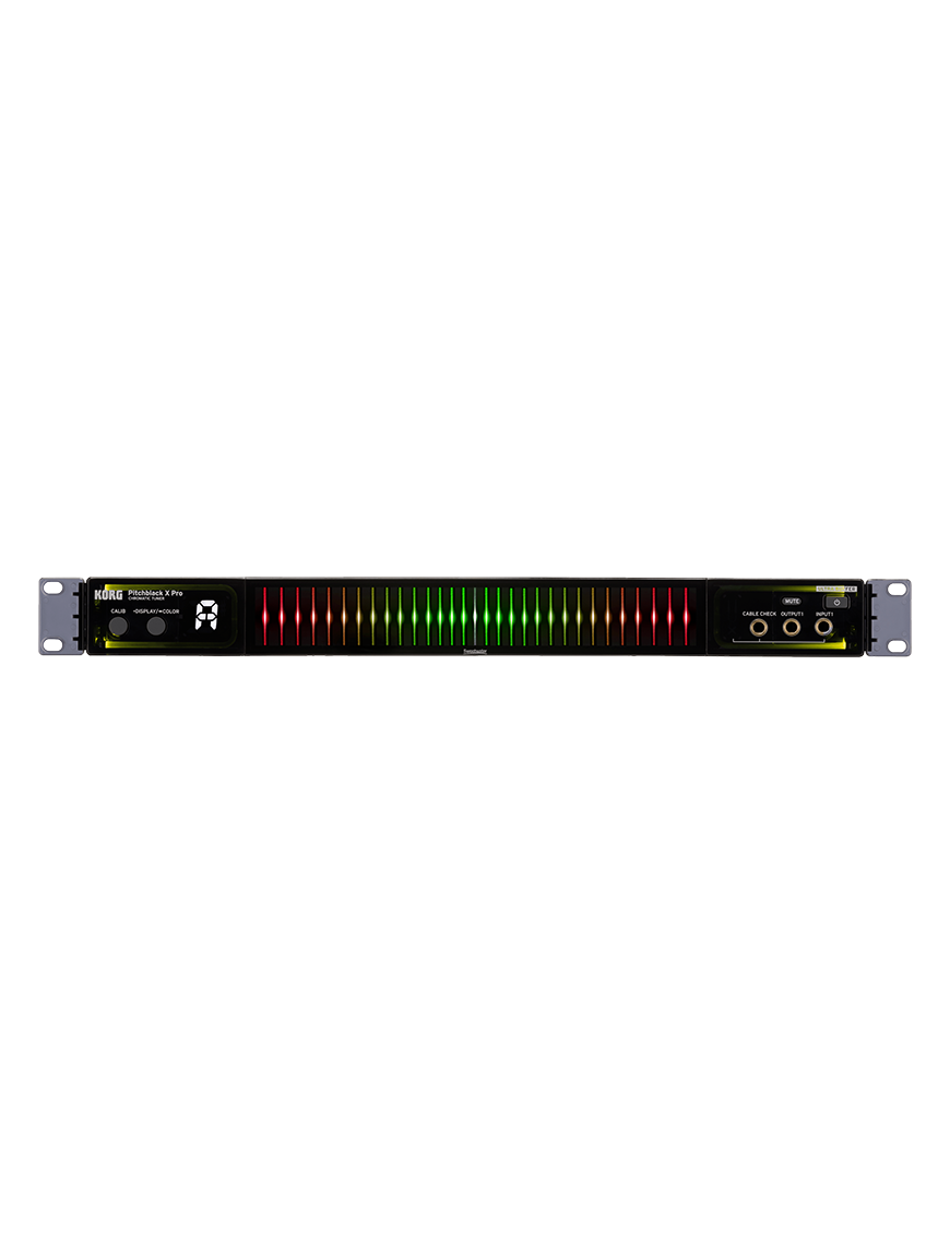 KORG® Pitchblack X Pro Afinador Cromático Rackeable