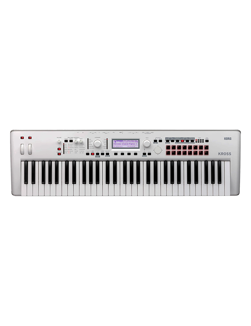 KORG® Kross 2 Edición Limitada Sintetizador Workstation 61 Teclas White
