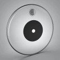 CODE Drumhead® LAW  14" Parche Tom 14" Clear Black Dot 1-Capa 10-mil