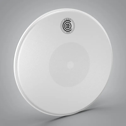 CODE Drumhead® ZERO  13" Parche  Caja 13" Blanco Poroso Black Dot 1-Capa 10-mil