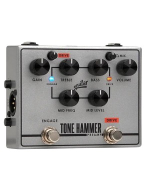 Aguilar® Tone Hammer® PREAMP V2 Pedal Bajo Preamp Caja Directa