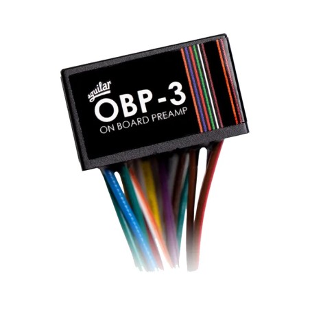 Aguilar® OBP-3SK Preamp Bajo Onboard Potenciómetros: 1 Treble/Bass Stack 1 Mid 1 Mini Switch