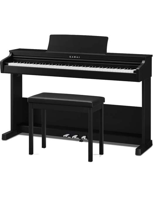 KAWAI® CX102B Piano Digital 88 Teclas Mueble Sillín | Embossed Black