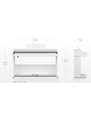 KAWAI® CX102B Piano Digital 88 Teclas Mueble Sillín | Embossed Black