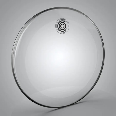 CODE Drumhead® BLAST Clear Parche Bombo 20" Transparente  1-Capa 10-mil