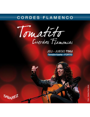SAVAREZ® T50J Cuerdas Guitarra Flamenca Nylon Tomatito Tensión Alta