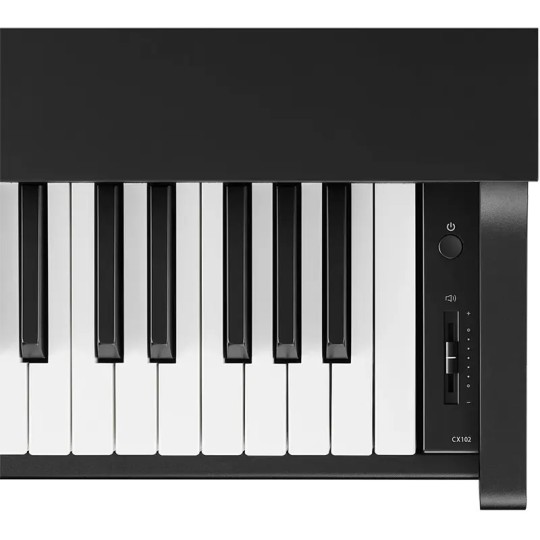 KAWAI® CX102B Piano Digital 88 Teclas Mueble Sillín | Embossed Black