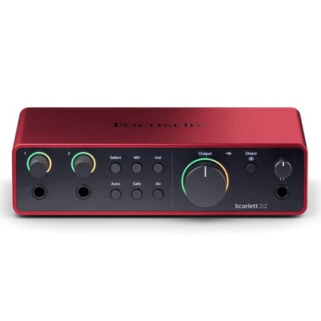 Focusrite Scarlett 212 Interfaz Audio 4th Gen
