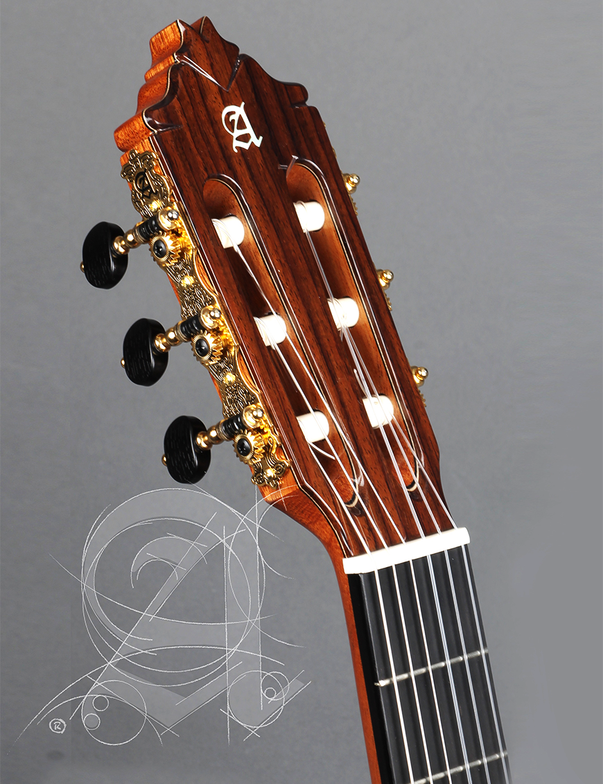 Alhambra® 8Fc Pure Guitarra Flamenca Concierto Golpeador Case