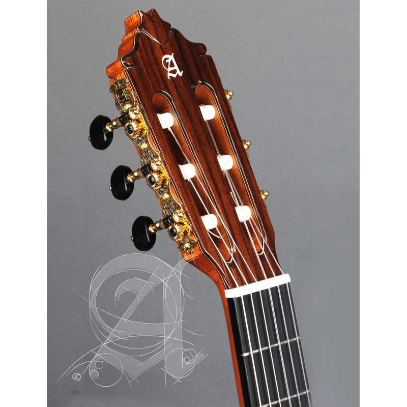 Alhambra® 8Fc Pure Guitarra Flamenca Concierto Golpeador Case