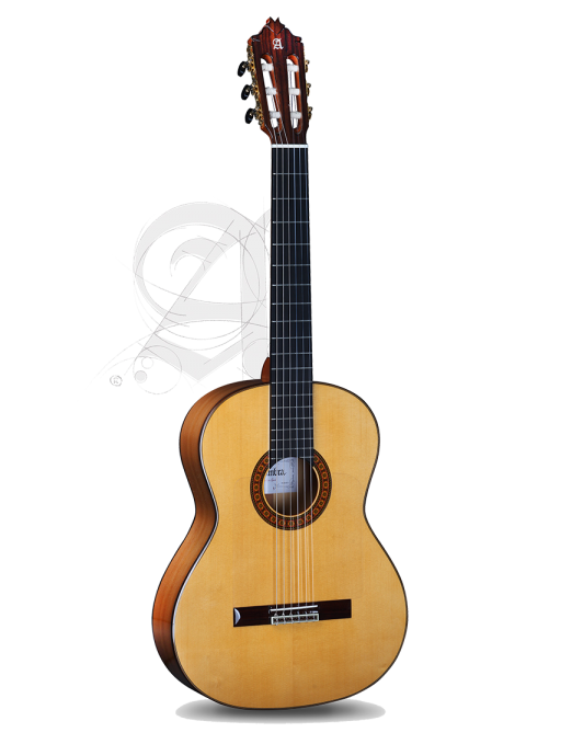Alhambra® 8Fc Pure Guitarra Flamenca Concierto Golpeador Case