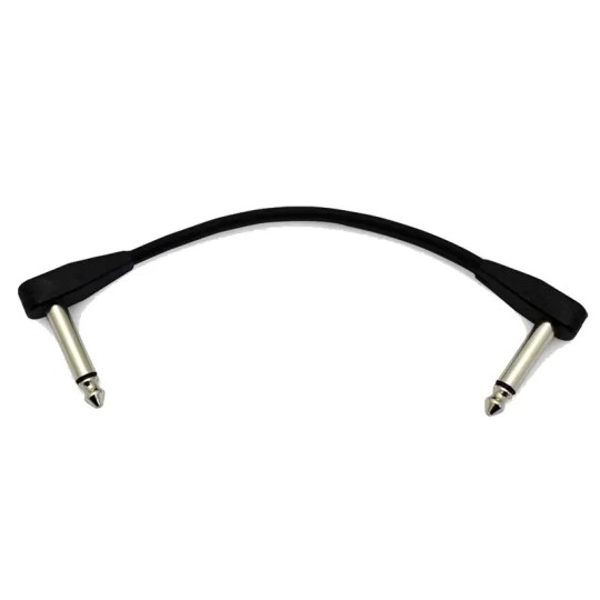 Santo Angelo® FLATCONN 25cm Cable Pedal Plug ¼" L 90° OFHC
