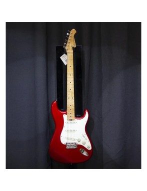 Aria® STG-57 Guitarra Eléctrica SSS Tremolo Stratocaster® Style | Candy Apple Red