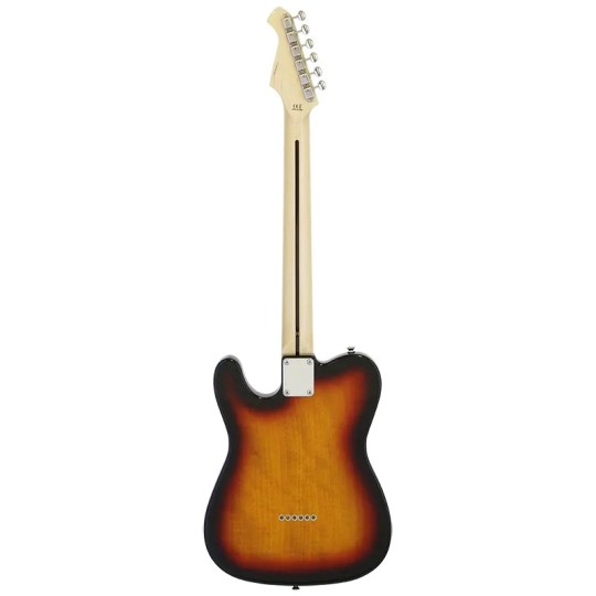 Aria® TEG-TL Guitarra Eléctrica Semi-Hollow Telecaster® Style | 3-Tone Sunburst