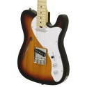 Aria® TEG-TL Guitarra Eléctrica Semi-Hollow Telecaster® Style | 3-Tone Sunburst