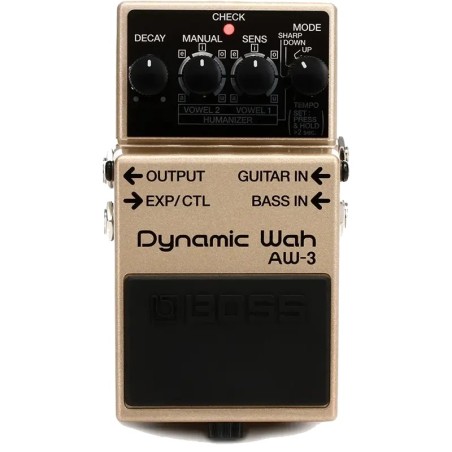 BOSS AW-3 Dynamic Wah Pedal Guitarra Bajo