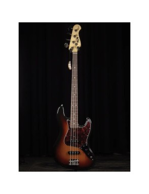 FGN Neo Classic NJB100RAL Bajo Eléctrico Funda | 3Tone Sunburst