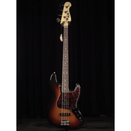 FGN Neo Classic NJB100RAL Bajo Eléctrico Funda | 3Tone Sunburst
