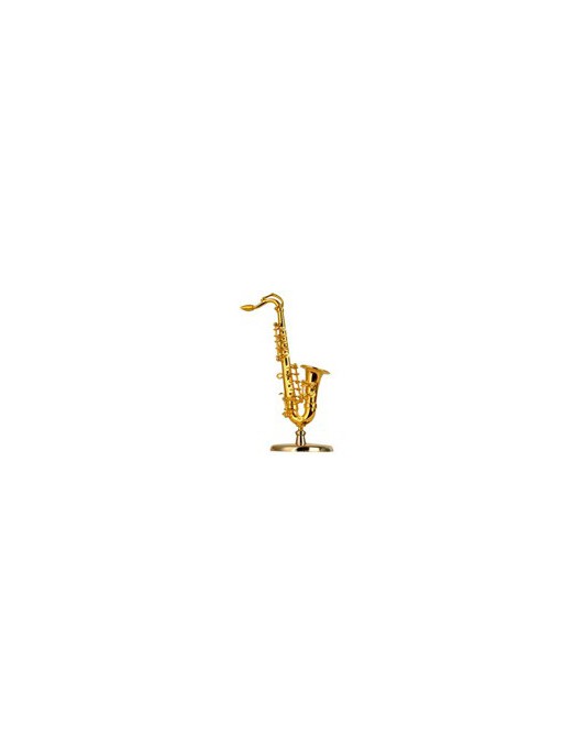 Miniaturas Saxo Music Art Gold Base y Estuche