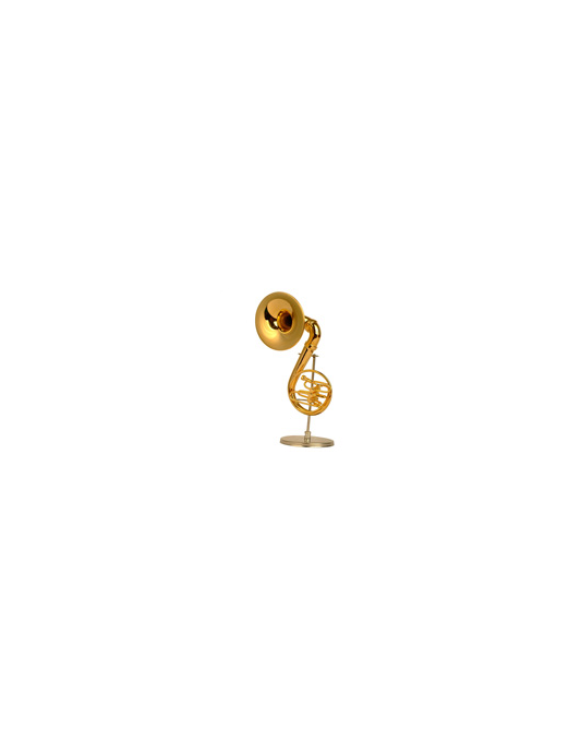Miniaturas Sousáfono Music Art Gold Base y Estuche
