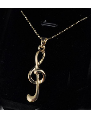 Music Art Joya Fantasía Colgante Nota Sol