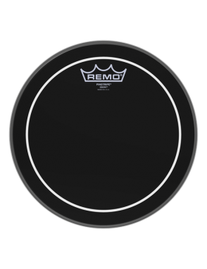 REMO® Parche Tom 13" Pinstripe® Ebony®