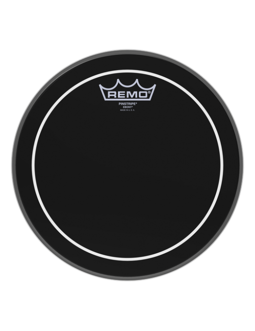 REMO® Parche Tom 13" Pinstripe® Ebony®